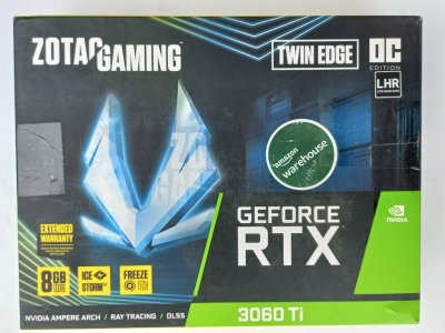 Opakowanie Zotac RTX 3060 Ti RTX 3060 TI TWIN EDGE