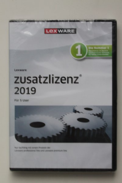 Lexware zusatzlizenz 2019 für 5 User CD-DVD 2019