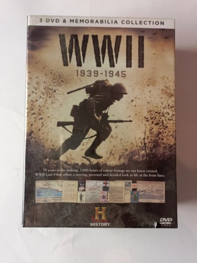 World War II DVD 2013 3x DVD Set and Memorabilia Collection
